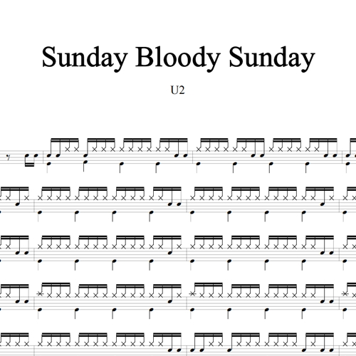 鼓谱*U2_Sunday Bloody Sunday.asp